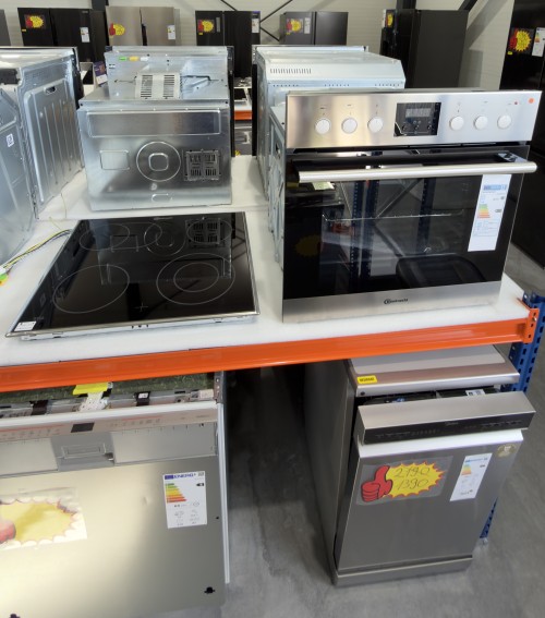 Bauknecht Set încorporabil 65L, HVR2 KH5V2 IN – Cuptor electric + plită 60cm vitroceramică Clasa A, Schott Ceran, import Germania 🇩🇪