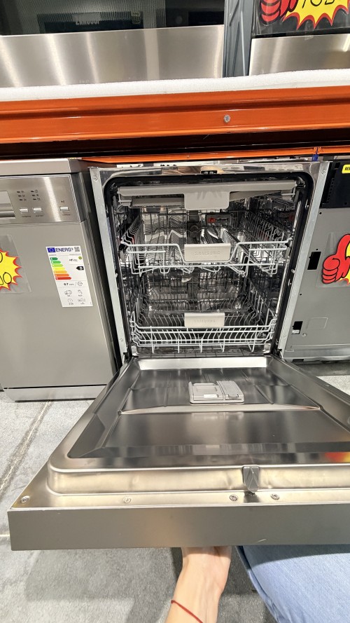 Samsung 14 seturi, DW60CG550SSR – Mașină de spălat vase încorporabilă Clasa D, Auto Open, import Germania 🇩🇪