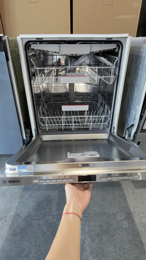 Bosch 14 seturi, SMV4EVX09E – Mașină de spălat vase complet încorporabilă Clasa B, Home Connect, EfficientDry, import Germania 🇩🇪