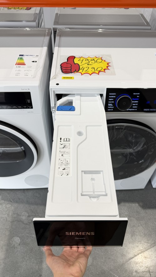 Siemens iQ700 9 kg WQ46B2D41 – Uscător cu pompă de căldură, Clasa B, import Germania 🇩🇪
