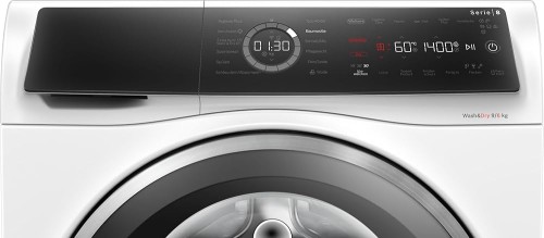 Bosch 9/6 kg WNC244070 – Serie 8 Mașină de spălat cu uscător, Clasa B/D, import Germania 🇩🇪