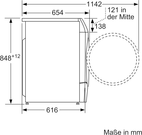 Bosch 9/6 kg WNC244070 – Serie 8 Mașină de spălat cu uscător, Clasa B/D, import Germania 🇩🇪