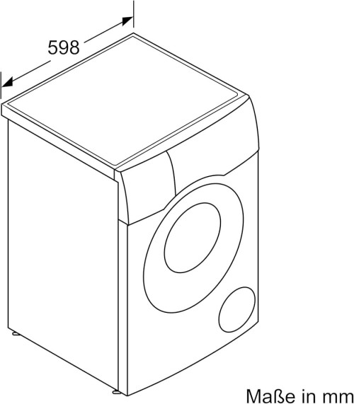 Bosch 9/6 kg WNC244070 – Serie 8 Mașină de spălat cu uscător, Clasa B/D, import Germania 🇩🇪