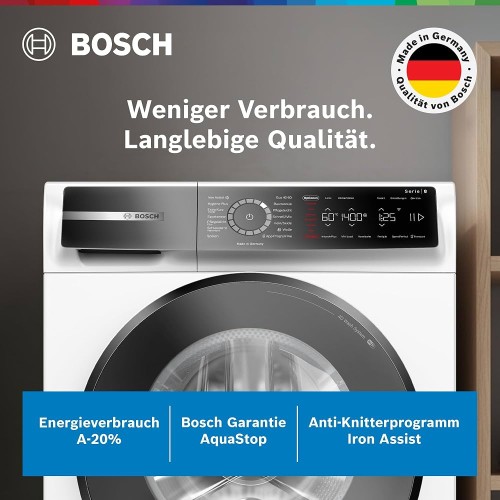 Set Bosch WGB244040 + WRB247C40 – Set Mașină de spălat 9 kg + Uscător cu pompă de căldură 9 kg, Clasa A + A, Import Germania 🇩🇪