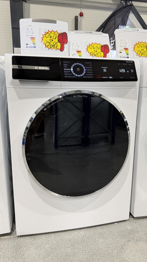 Set Bosch WGB244040 + WRB247C40 – Set Mașină de spălat 9 kg + Uscător cu pompă de căldură 9 kg, Clasa A + A, Import Germania 🇩🇪