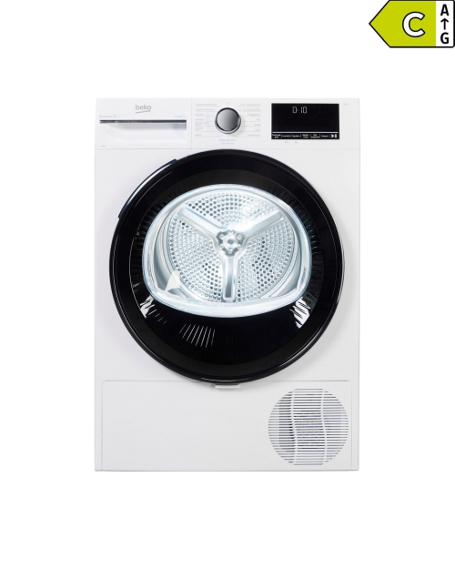 Beko 8 kg B3T082C9W – Uscător de rufe cu pompă de căldură, Clasa C, import Germania 🇩🇪