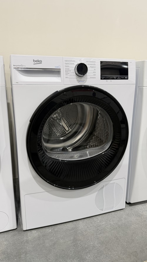 Beko 8 kg B3T082C9W – Uscător de rufe cu pompă de căldură, Clasa C, import Germania 🇩🇪