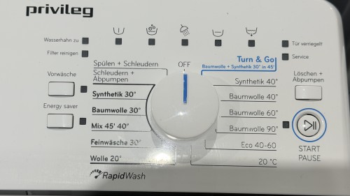 Privileg 5,5 kg PWT LC55 DE – Mașină de spălat cu încărcare verticală, Clasa C, import Germania 🇩🇪
