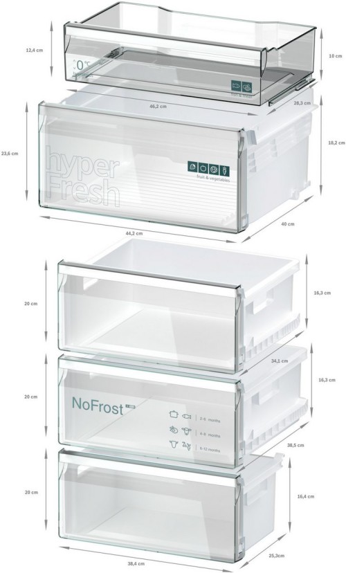 Siemens 363 L, KG39N2LAF – Combină frigorifică No Frost, Clasa A, import Germania 🇩🇪