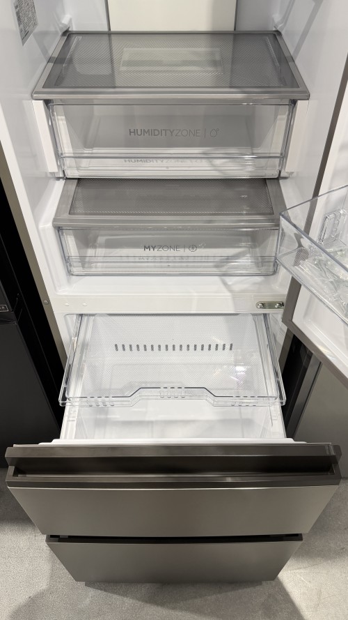 Haier 414 L, HTW7620ANMG – Combină frigorifică Total No Frost, Clasa A, Wi-Fi, import Germania 🇩🇪