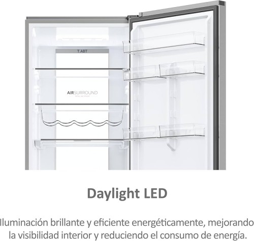 Haier 414 L, HTW7620ANMG – Combină frigorifică Total No Frost, Clasa A, Wi-Fi, import Germania 🇩🇪