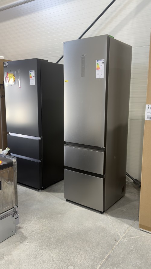 Haier 414 L, HTW7620ANMG – Combină frigorifică Total No Frost, Clasa A, Wi-Fi, import Germania 🇩🇪