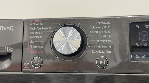 LG 11 kg F6WR701YB – Mașină de spălat rufe, Clasa A, AI DD™, Steam™, Wi-Fi ThinQ, import Germania 🇩🇪