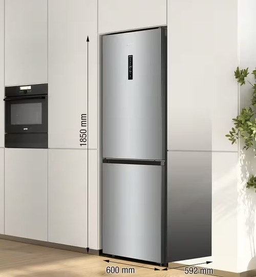 Gorenje 300 L NRK619C61X40T – Combină frigorifică, Clasa C, NoFrost Plus, AdaptTech, import Germania 🇩🇪