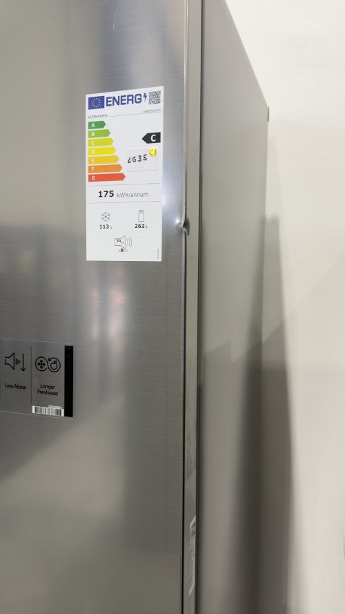 LG 375 L GBBS525CPY – Combină frigorifică, Clasa C, Wi-Fi ThinQ, DoorCooling+, import Germania 🇩🇪