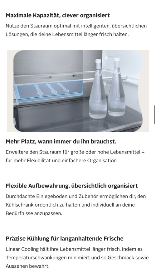LG 375 L GBBS525CPY – Combină frigorifică, Clasa C, Wi-Fi ThinQ, DoorCooling+, import Germania 🇩🇪