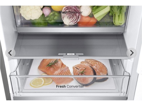 LG 387 L GBV7280AMB – Combină frigorifică, Clasa A, Total No Frost, DoorCooling+, import Germania 🇩🇪