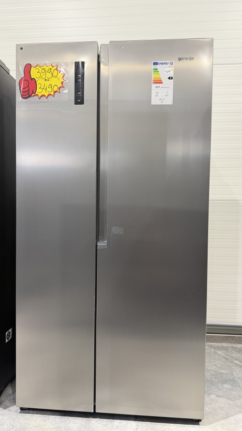Gorenje 544 L NRS917E41X – Combina frigorifica Side by Side Clasa E, NoFrost Plus, Inverter, MultiFlow 360°, import Germania 🇩🇪