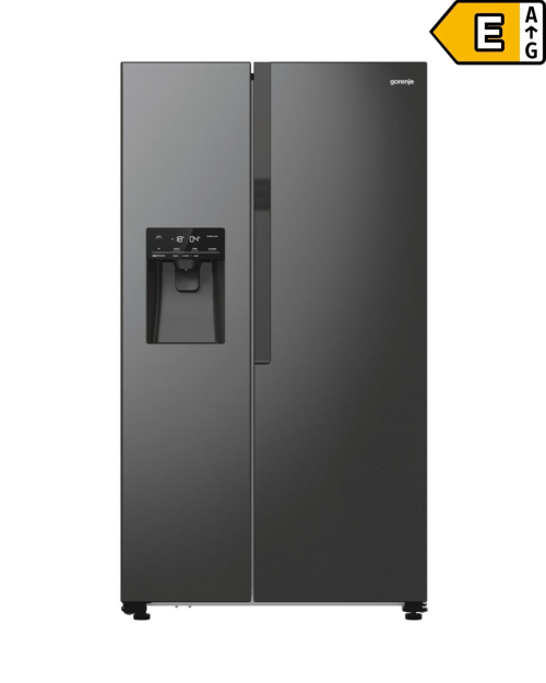 Gorenje 566 L NRR9185ESBXL – Frigider Side by Side Clasa E, dozator apă și gheață, NoFrost Plus, import Germania 🇩🇪