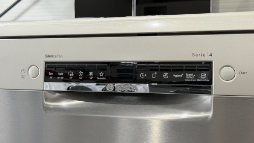 Bosch 14 seturi SMS4EVI09E – Mașină de spălat vase Clasa B, inox AntiFingerprint, Home Connect, import Germania 🇩🇪