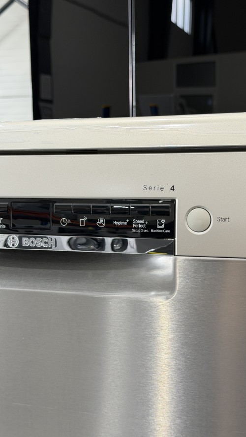 Bosch 14 seturi SMS4EVI09E – Mașină de spălat vase Clasa B, inox AntiFingerprint, Home Connect, import Germania 🇩🇪