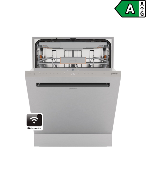 Gorenje 16 seturi GU673A65X – Mașină de spălat vase încorporabilă Clasa A, ConnectLife, import Germania 🇩🇪