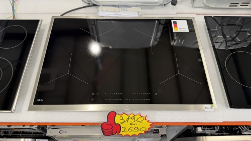 AEG 80 cm T084IA0FXB – Plită cu inducție încorporabilă, Made in Germany, Hob2Hood, import Germania 🇩🇪