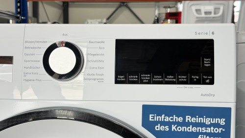 Bosch 9 kg WQG233D01 – Uscător rufe Clasa C, pompă de căldură, import Germania 🇩🇪
