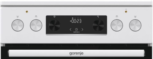 Gorenje 70 L GECS5C60WPA – Aragaz electric cu plită vitroceramică Clasa A, AirFry, AquaClean, GentleClose, import Germania 🇩🇪