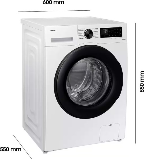 Samsung 8 KG, WW8ECGC04AAE – Mașină de spălat rufe Clasa A, Wi-Fi SmartThings, EcoBubble™, import Germania 🇩🇪