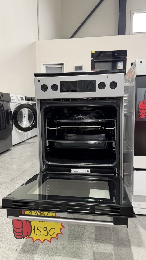 Gorenje 70 L GECS5C70SPAOT – Aragaz electric cu plită vitroceramică Clasa A, AirFry, AquaClean, monofazic/trifazic, import Germania 🇩🇪