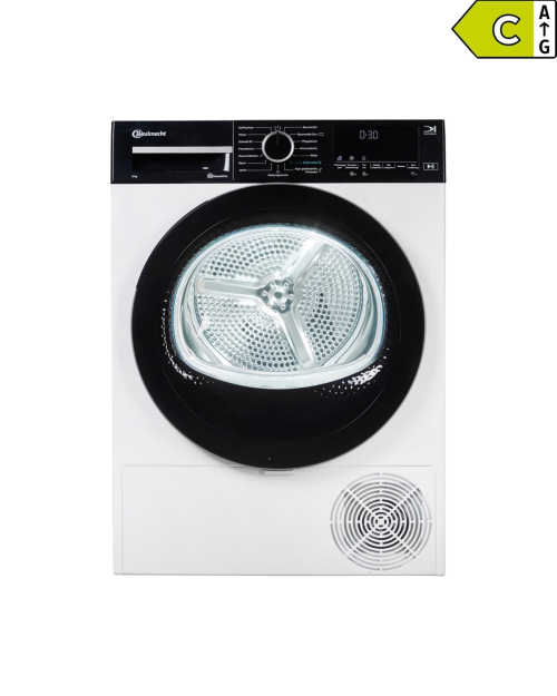 Bauknecht 8 KG TR Super Eco 8C – Uscător de rufe cu pompă de căldură Clasa C, Wi-Fi HomeWhiz, import Germania 🇩🇪