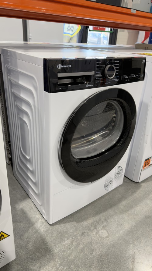 Bauknecht 8 KG TR Super Eco 8C – Uscător de rufe cu pompă de căldură Clasa C, Wi-Fi HomeWhiz, import Germania 🇩🇪