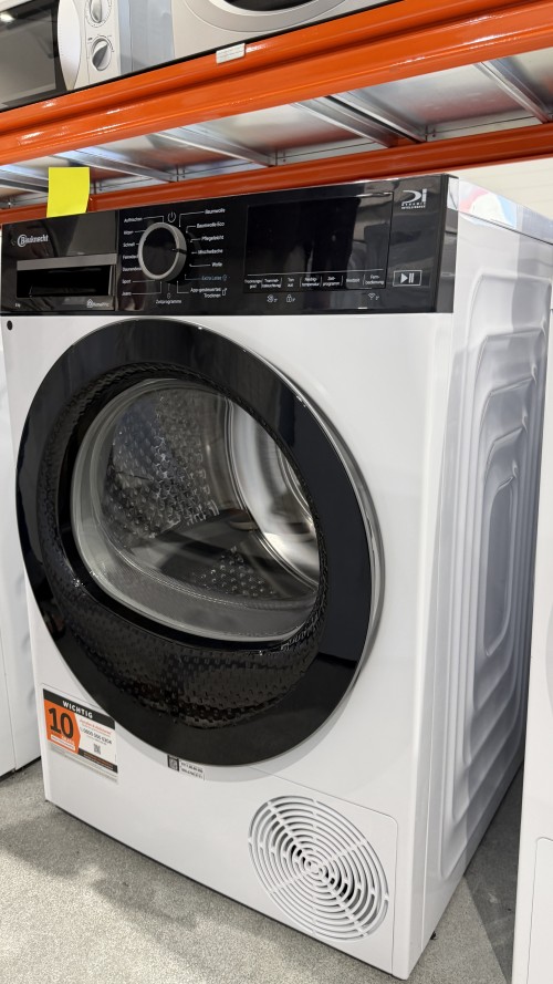 Bauknecht 8 KG TR Super Eco 8C – Uscător de rufe cu pompă de căldură Clasa C, Wi-Fi HomeWhiz, import Germania 🇩🇪