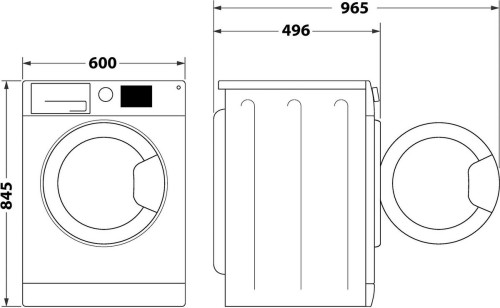 Privileg 7 KG PWF 774A MY TIME DE – Mașină de spălat rufe Clasa A, 1400 rpm, import Germania 🇩🇪