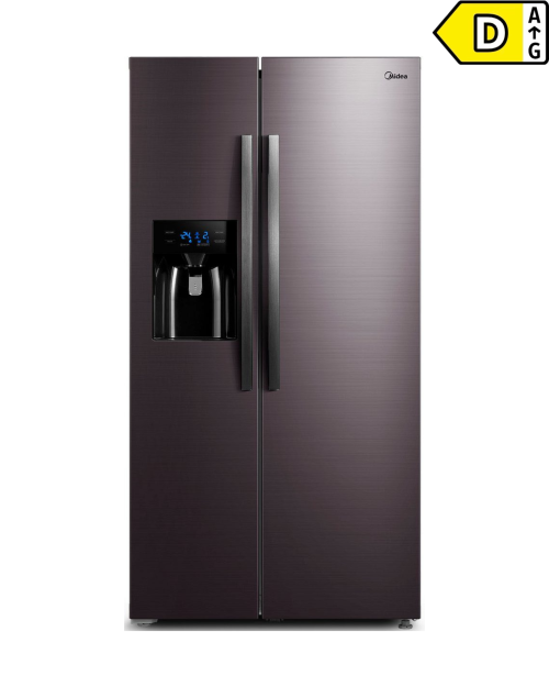 Midea 520L, KS-DDX 6.32 WT – Side by Side Clasa D, No Frost, dozator apă și gheață fără racord la rețea , import Germania 🇩🇪