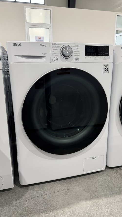 LG 10/6 kg, W4WR70X61 – Mașină de spălat rufe cu uscător Clasa A/D, AI DD, TurboWash 39, ThinQ Wi-Fi, import Germania 🇩🇪