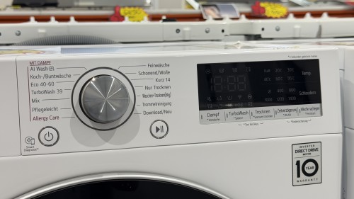 LG 10/6 kg, W4WR70X61 – Mașină de spălat rufe cu uscător Clasa A/D, AI DD, TurboWash 39, ThinQ Wi-Fi, import Germania 🇩🇪