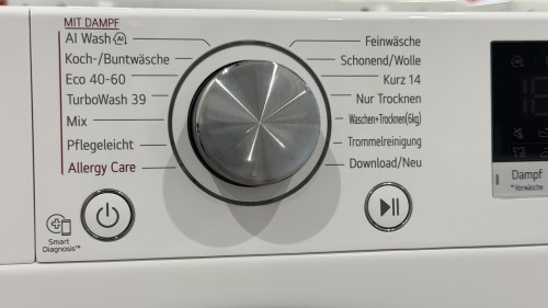 LG 10/6 kg, W4WR70X61 – Mașină de spălat rufe cu uscător Clasa A/D, AI DD, TurboWash 39, ThinQ Wi-Fi, import Germania 🇩🇪