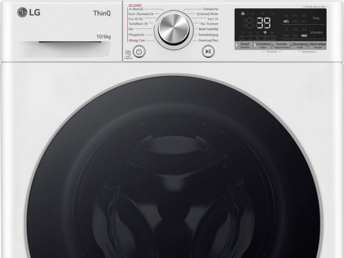 LG 10/6 kg, W4WR70X61 – Mașină de spălat rufe cu uscător Clasa A/D, AI DD, TurboWash 39, ThinQ Wi-Fi, import Germania 🇩🇪