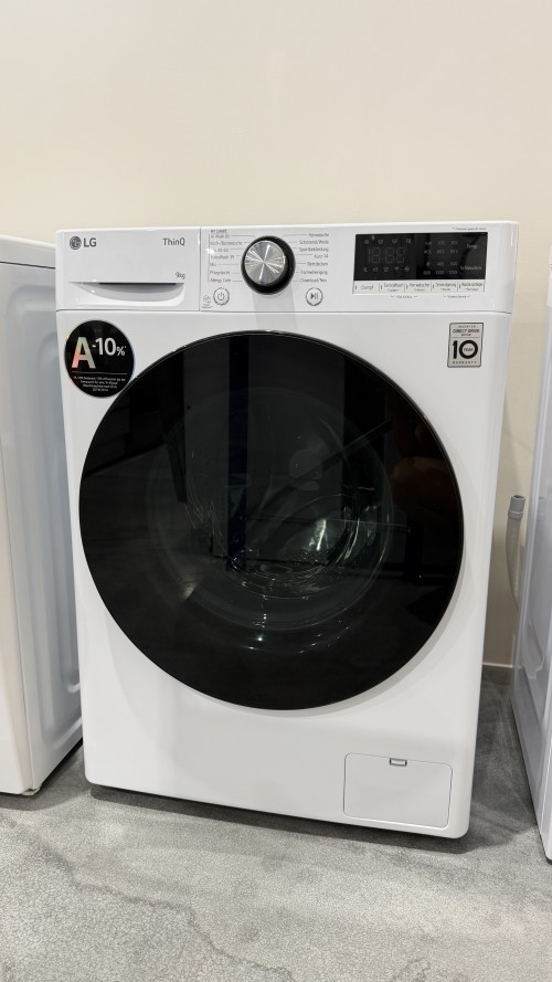LG 9 kg, F2V7SLIM9 – Mașină de spălat rufe Clasa A, AI DD, TurboWash 39, Steam, ThinQ Wi-Fi, Slim, import Germania 🇩🇪