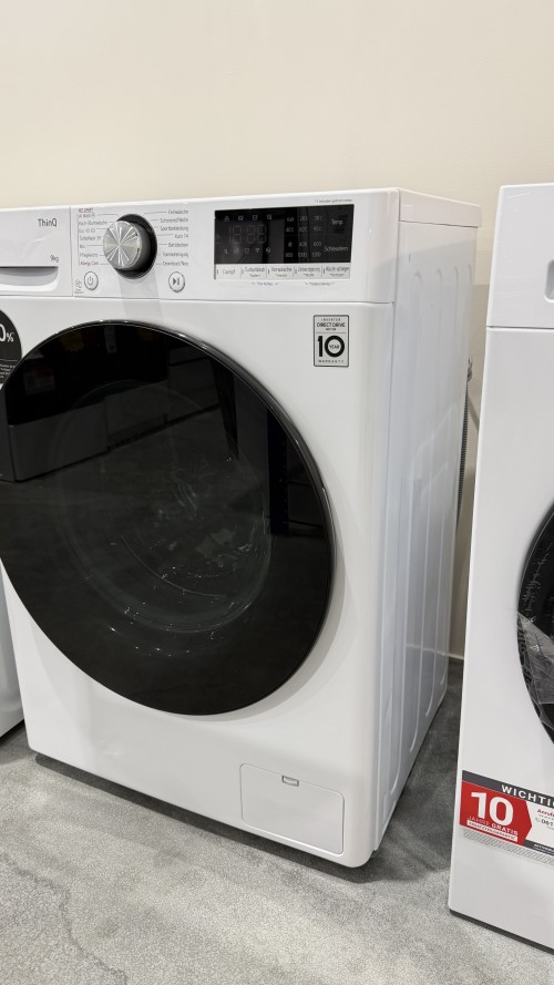 LG 9 kg, F2V7SLIM9 – Mașină de spălat rufe Clasa A, AI DD, TurboWash 39, Steam, ThinQ Wi-Fi, Slim, import Germania 🇩🇪