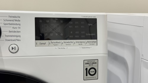 LG 9 kg, F2V7SLIM9 – Mașină de spălat rufe Clasa A, AI DD, TurboWash 39, Steam, ThinQ Wi-Fi, Slim, import Germania 🇩🇪