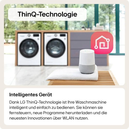LG 9 kg, F2V7SLIM9 – Mașină de spălat rufe Clasa A, AI DD, TurboWash 39, Steam, ThinQ Wi-Fi, Slim, import Germania 🇩🇪