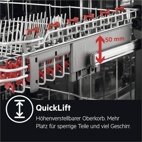 AEG 14 seturi, FEE83806PM, AEG 9000 ComfortLift XXL, – Mașină de spălat vase semiîncorporabilă Clasa D, import Germania 🇩🇪