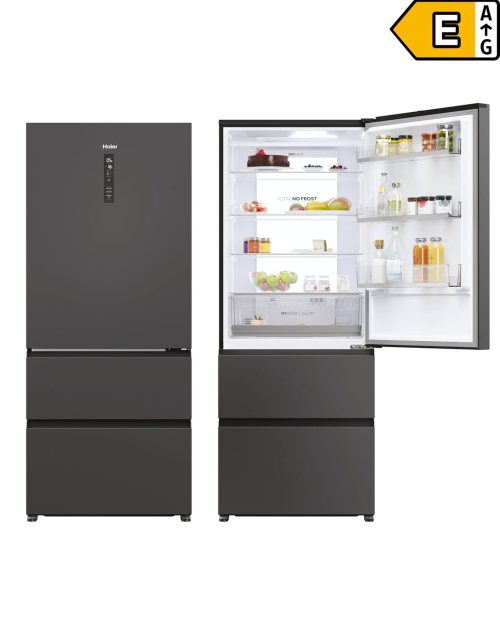 Haier 450 L, HTR5719ENPT – Combină frigorifică Clasa E, Total No Frost, MyZone, import Germania 🇩🇪