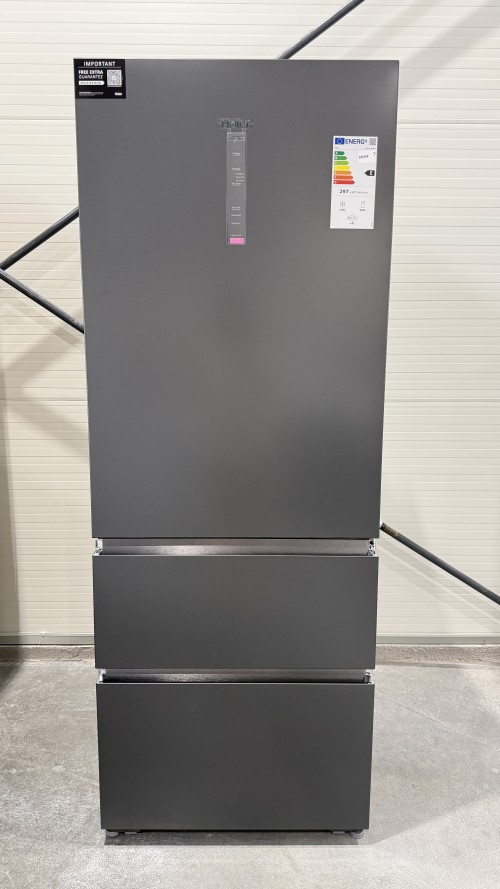 Haier 450 L, HTR5719ENPT – Combină frigorifică Clasa E, Total No Frost, MyZone, import Germania 🇩🇪