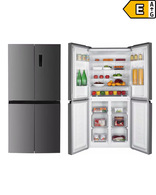 Hanseatic 362 L, HCDD18080EI – Frigider French Door Clasa E, No Frost, Fresh Converter, import Germania 🇩🇪