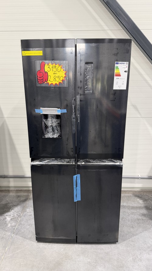 Hanseatic 419 L, HCDB18080DWDBI – Frigider French Door Clasa D, No Frost, dozator de apă, import Germania 🇩🇪