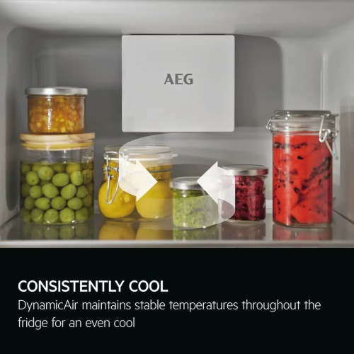 AEG 242 L, OSC6T185ES – Combină frigorifică încorporabilă Clasa E, TwinTech No Frost, import Germania 🇩🇪